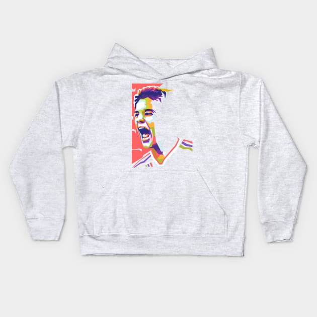 Daniel James Kids Hoodie by Wpap_ayy